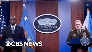 Pentagon leaders speak as U.S. troops remain on high alert amid Russia-Ukraine tensions | full video