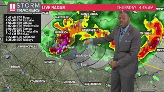 Here's when storms move into metro Atlanta on Thursday