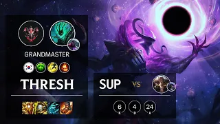 Thresh Support vs Sett - KR Grandmaster Patch 11.17