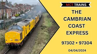 The Cambrian Coast Express Tour 04/04/2024 with Class 97302 + 97304