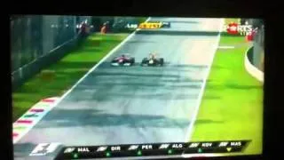 One of the overtake by Vettel