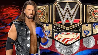 All- AJ Styles -WWE Title Wins (2016 - 2023)