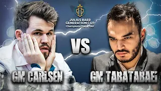 MATINDI ang KAALAMANG pinakawalan sa Match na ito! | Carlsen vs Tabatabaei Julius Baer Cup CCCT 2023