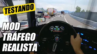 EURO TRUCK SIMULATOR 2 - MOD TRÁFEGO INTENSIDADE E VEÍCULOS  | VIAGEM REALISTA ONBOARD NO ETS2