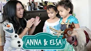 MEETING ANNA AND ELSA! - October 27, 2016 -  ItsJudysLife Vlogs
