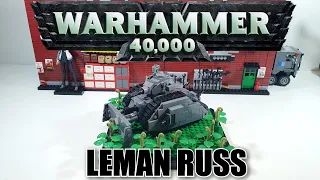 LEGO ТАНК Леман Русс. ЛЕГО WARHAMMER 40000. лего самоделка