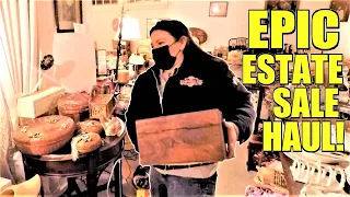 Ep380: BIGGEST ESTATE SALE HAUL of 2021  🤯🤯🤯  COLLECTOR'S HOUSE  *  HUGE PRIVATE PICK!