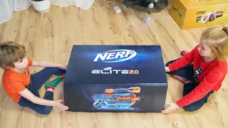 Лев и Глеб нашли Новые Нерфы Nerf Elite 2.0 и спасли 2021 год!