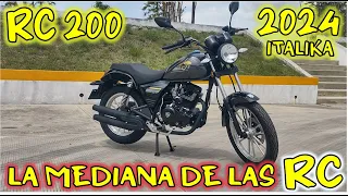 NUEVA RC 200 2024 DE ITALIKA || LA HERMANA MEDIA DE LAS RC || REVIEW || SONIDO || ALTURA