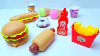 7 minutes 𝐒𝐀𝐓𝐈𝐒𝐅𝐘𝐈𝐍𝐆 𝐰𝐢𝐭𝐡 𝐔𝐍𝐁𝐎𝐗𝐈𝐍𝐆 & Review MINI FOOD PLAY SET TOY | ASMR Unboxing 🍔🥤