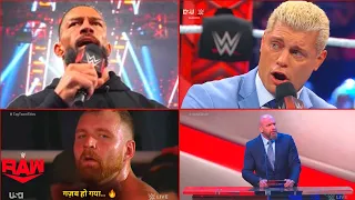 'Roman AYa.. Cody GYa 🔥' roman In Raw ! Cody move to Hollywood , Moxley..! Jacob fatu .. WWE Draft