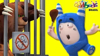 Oddbods | Comidos no Zoológico | Desenhos Infantil | Oddbods Brasil