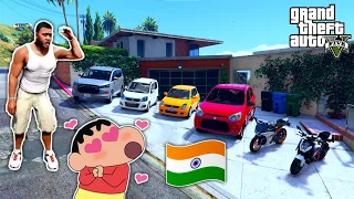 Shinchan Became Riches Persian in GTA 5 | SHINCHAN Stealing Indians Car & Bike in GTA 5 [HINDI]