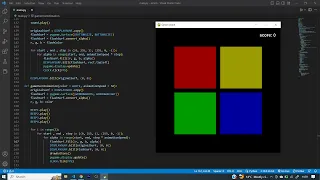 Coding Simon Game | ASMR Programming | No talking | pygame + python