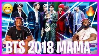 BTS at 2018 MAMA in HONG KONG All Moments|Brothers Reaction!!!!