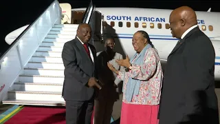 President Ramaphosa arrives in Rwanda to attend the 30th Commemoration of the 1994 Genocide