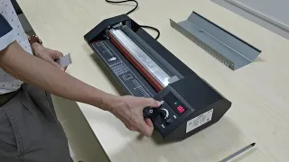 how to adjust the roller pressure of rayson lm series laminator