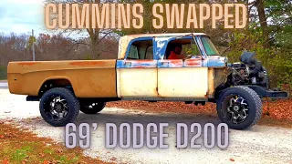 Will the CUMMINS Swapped 69’ Dodge D200 SWEPTLINE Run and Drive?