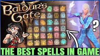 Baldur's Gate 3 - The 10 MOST POWERFUL Spells You NEED to Use - Skill Guide, Best Class & More!