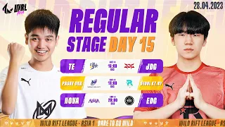 [EN] TE vs JDG | NGX vs KT.RY | NOVA vs EDG - REGULAR STAGE DAY 15 WRL ASIA 2023 (BO3)