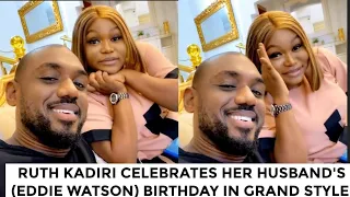 Ruth kadiri surprised her screen husband Eddie Watson on his birthday ❤️