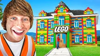 I Built A $25,000 Life Size Lego House!