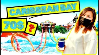 САМЫЙ БОЛЬШОЙ АКВАПАРК В КОРЕЕ Caribbean bay 🏄🏻‍♂️🌊 & Корейский DISNEYLAND