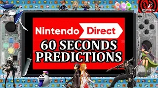 Nintendo Direct PREDICTIONS in 60 Seconds - Switch, Starfox Racing, Mario Maker 2 & Bravely Default!