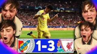 MASSIVE LATE DÍAZ GOAL!! | BENFICA 1-3 LIVERPOOL - LIVERPOOL FAN LIVE MATCH REACTIONS