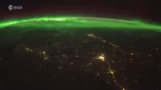 Astronaut captures Aurora Borealis spectacle from space