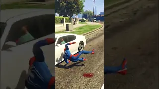 GTA 5 Funny Compilation  Spiderman VS Bad Girl Euphoria Physics 59 #shorts
