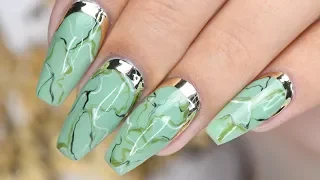 Green Marble with Golden accent | Red Iguana | April Ryan