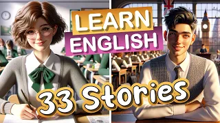 85 دقیقه با 33 داستان انیمه برای بهبود زبان انگلیسی | مهارت های شنیداری انگلیسی - مهارت های گفتاری