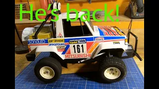 Great work for scratch interiors on Tamiya vintage Mitsubishi Pajero. Part 3