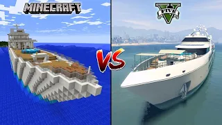 MINECRAFT YACHT VS GTA 5 YACHT - WHICH IS BEST?