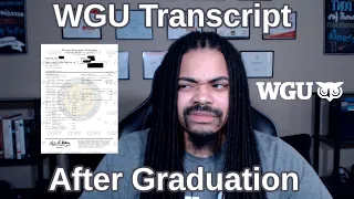WGU | Transcript after graduation (it's wrong 🙄)