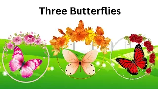 Three Butterflies| Three Friends| Moral Story For Kids| Bedtime Story| Best Story Zone