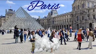 Paris, France /Spring walk tour moment in Paris #4k #love #paris #france