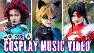 COSXPO 2022 - Cosplay Music Video - Part 2 Cosplays ft Ladybug, Demon Slayer, Genshin Impact + More!