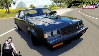 1000-сильный испепелитель резины Buick Regal GNX :) - Forza Horizon 3 на руле Fanatec CSL Elite