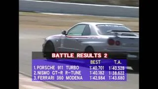 Nismo GT-R Skyline vs Ferrari 360 and Porsche 911 Turbo