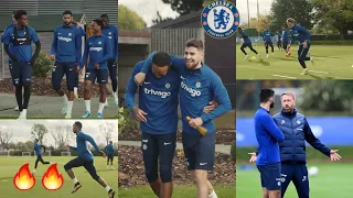 Heated Session!🔥Chelsea Final Training Highlights ahead Man United!,Gallagher is Back,Graham Potter