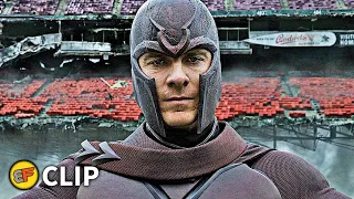 Magneto Drops Stadium Scene | X-Men Days of Future Past (2014) Movie Clip HD 4K