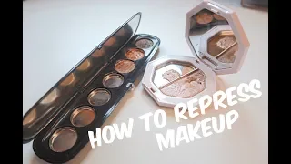 How to Repress Makeup and Make Franken-Eyeshadows!