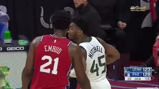 Joel Embiid was begging for Spida to get ejected😅