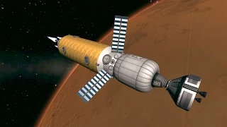 KSP Mission to Mars in Real Solar System