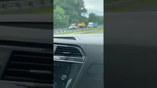 Maryland state police escorting oversized load