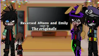 Reversed Aftons and Emily react to The Originals // 1/1 // Fnaf Au // Fnaf role reversed