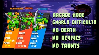 TMNT: Shredder's Revenge - Pro Run - 3P Co-op NO DEATH [Gnarly / Arcade] (First Time Ever!)