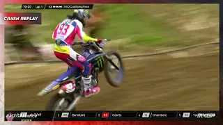 Geerts Crash | MX2 RAM Qualifying Race #MXGP #Motocross